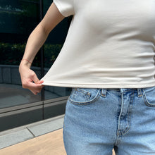 將圖片載入圖庫檢視器 必入！唔透！有厚度超舒服彈性Tee
