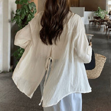 將圖片載入圖庫檢視器 後綁帶薄襯衫
