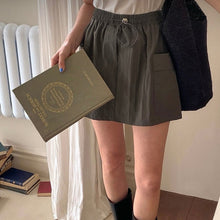 將圖片載入圖庫檢視器 超正索帶橡筋腰裙褲
