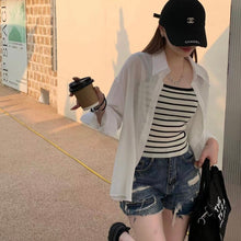 將圖片載入圖庫檢視器 後綁帶薄襯衫
