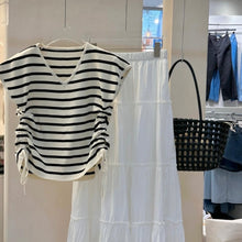 將圖片載入圖庫檢視器 V領兩側抽繩上衣
