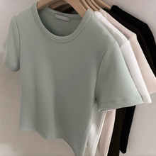 將圖片載入圖庫檢視器 必入！唔透！有厚度超舒服彈性Tee
