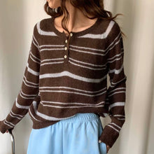 將圖片載入圖庫檢視器 氣質簡約間條上衣
