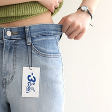 將圖片載入圖庫檢視器 涼感橡筋腰直筒牛仔褲
