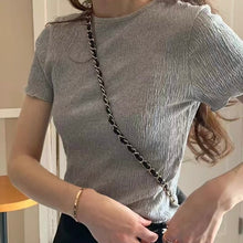 將圖片載入圖庫檢視器 波浪紋基本Tee
