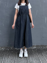 將圖片載入圖庫檢視器 束腰牛仔吊帶連身裙
