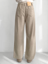 將圖片載入圖庫檢視器 超直身燈芯絨休閒褲
