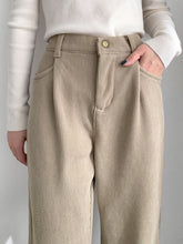 將圖片載入圖庫檢視器 超直身燈芯絨休閒褲
