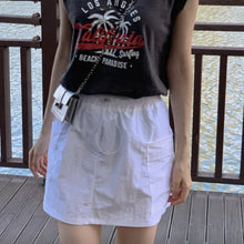 將圖片載入圖庫檢視器 超正索帶橡筋腰裙褲
