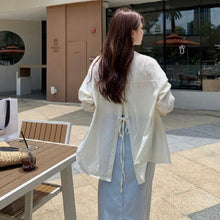 將圖片載入圖庫檢視器 後綁帶薄襯衫
