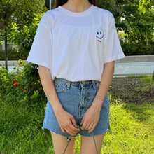 將圖片載入圖庫檢視器 刺繡小可愛Smile Tee
