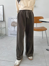 將圖片載入圖庫檢視器 滑滑加厚燈芯絨休閒褲
