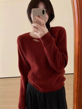 將圖片載入圖庫檢視器 扭結直紋針織上衣
