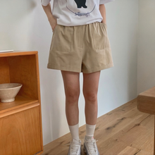 將圖片載入圖庫檢視器 舒服橡筋大口袋短褲
