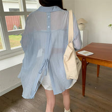 將圖片載入圖庫檢視器 後綁帶薄襯衫
