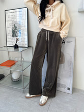 將圖片載入圖庫檢視器 滑滑加厚燈芯絨休閒褲
